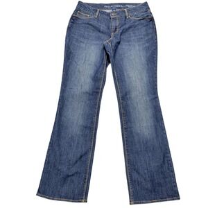 Falls Creek Womens Bold Boot Jeans Medium Wash Size 12 Long Denim Pants J421